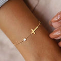 Faith based cross bracelet